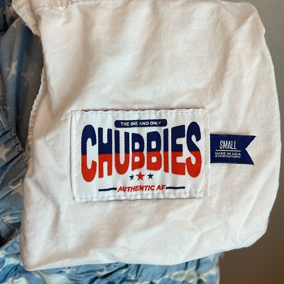 Chubbies Linen Blend American Flag Shorts Size Small - Picture 7 of 8